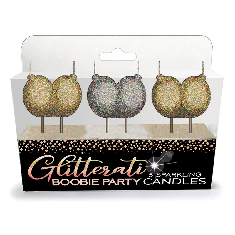 Glitterati - Boobie Candle Set