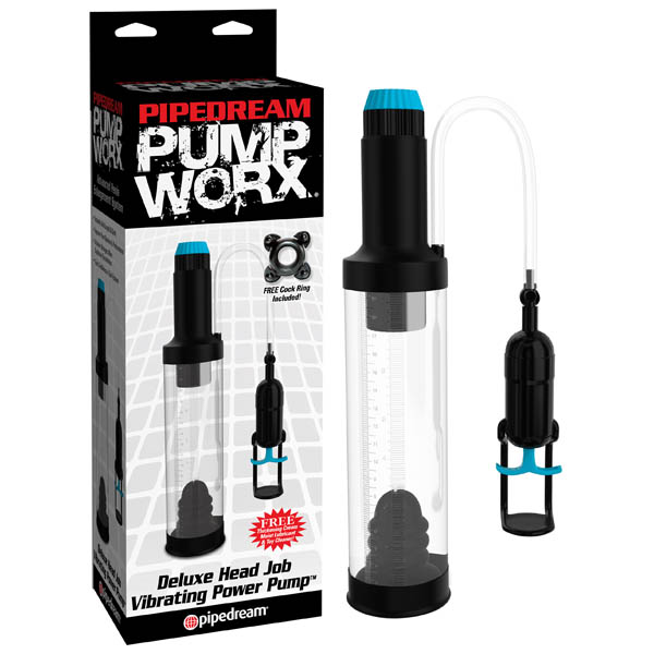 Pump Worx Deluxe Head Job Vibrating Power Pump