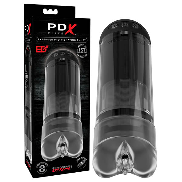 Pipedream Extreme Toyz Elite Extender Pro Vibrating Penis Pump