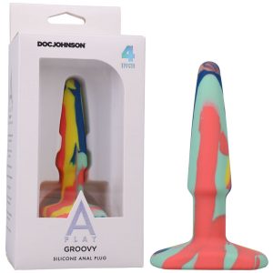 A-Play Groovy Silicone Anal Plug- 4 inch