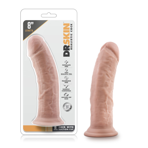 Dr. Skin 8'' Cock with Suction Cup