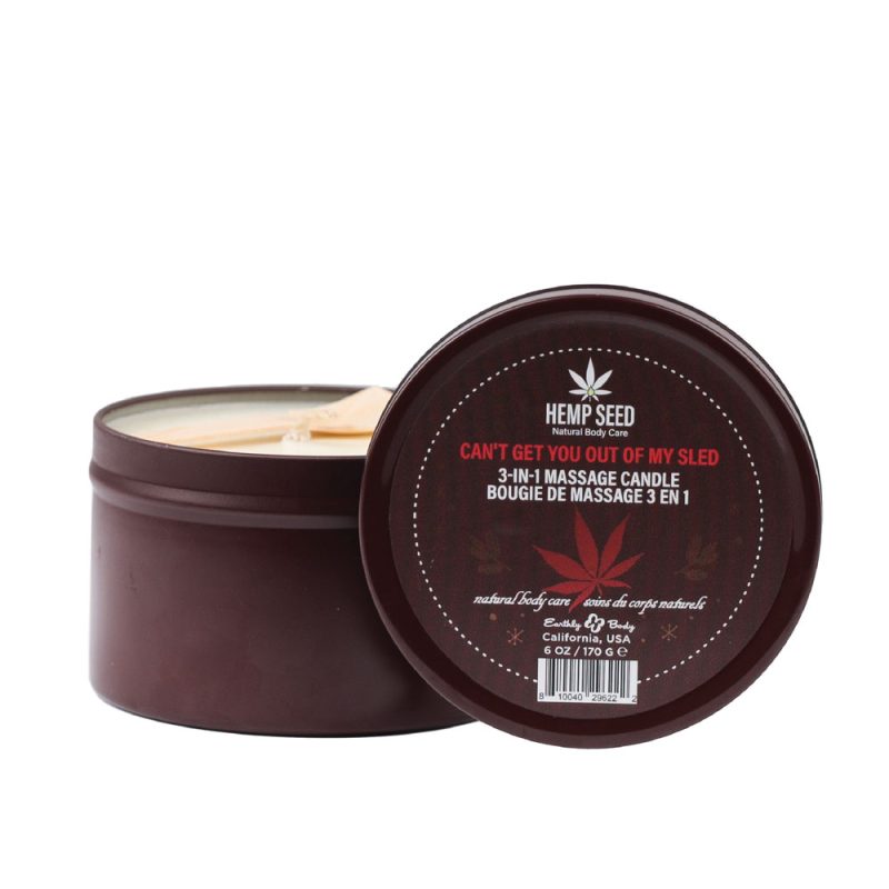 Hemp Seed 3-In-1 Massage Candle - Can't Get You Out Of My Sled