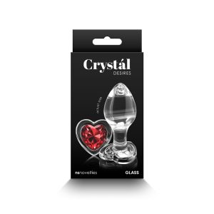 Crystal Desires - Red Heart - Medium