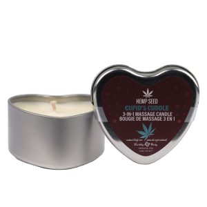 EB Hemp Seed 3 in 1 Massage Heart Candle - Cupid's Cuddle
