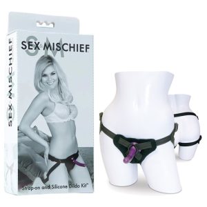 Sex & Mischief Strap-On & Silicone Dildo Kit