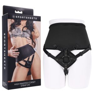 SPORTSHEETS High Waisted Corset Strap On