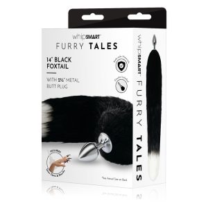WhipSmart Furry Tales 14 Inch Black Fox Tail