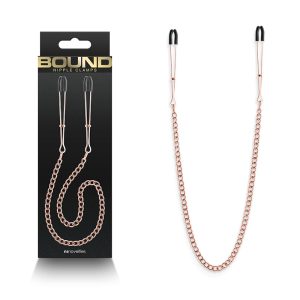 Bound Nipple Clamps - DC3 - Rose Gold