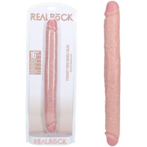 REALROCK 40cm Thick Double Dildo - Flesh